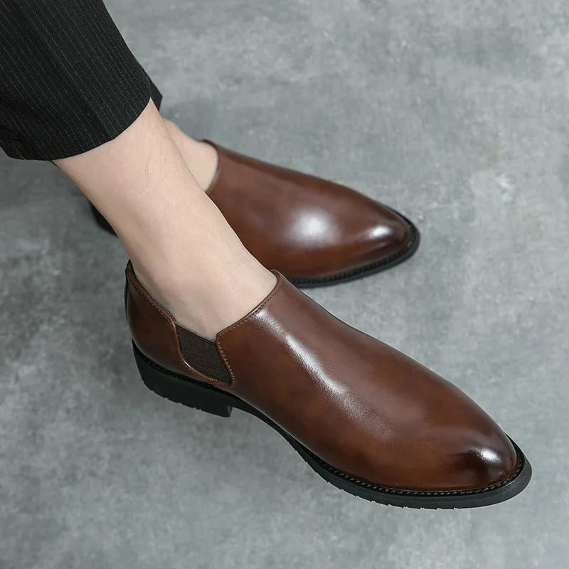 Slevo Genuine Leather Loafers - Image 15