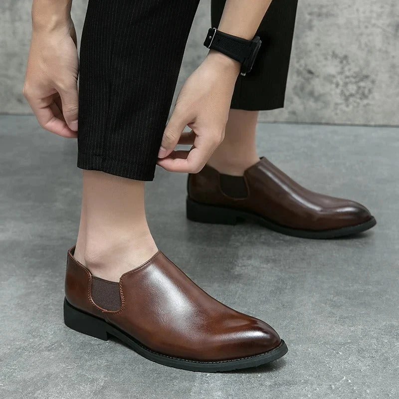 Slevo Genuine Leather Loafers - Image 16