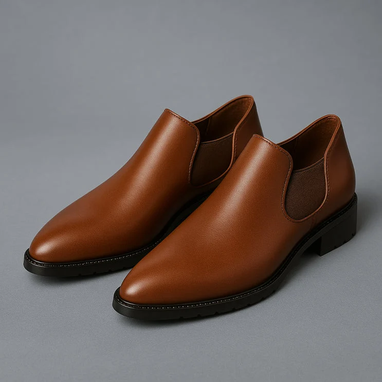 Slevo Genuine Leather Loafers - Image 19