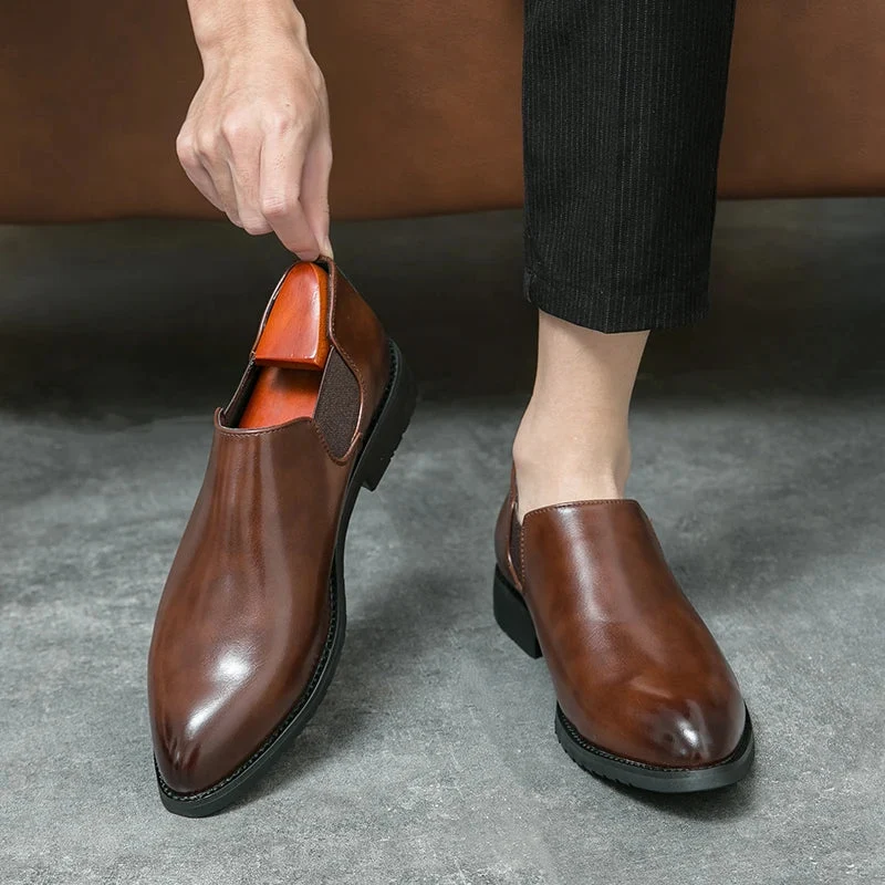 Slevo Genuine Leather Loafers - Image 8