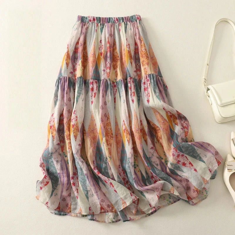 Solea Linen Skirt - Image 2