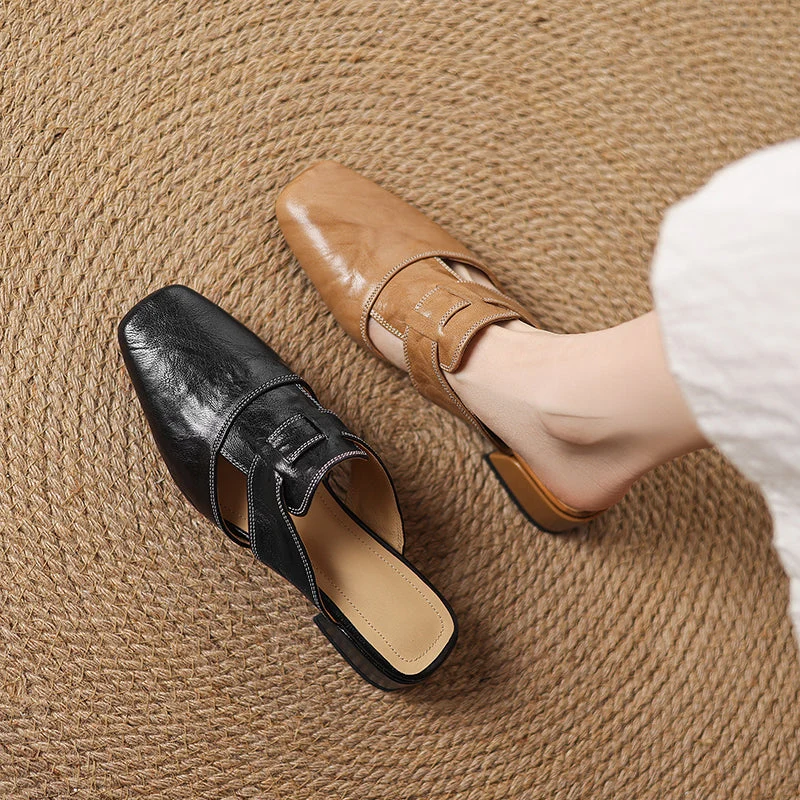 Sorell Leather Mules - Image 11
