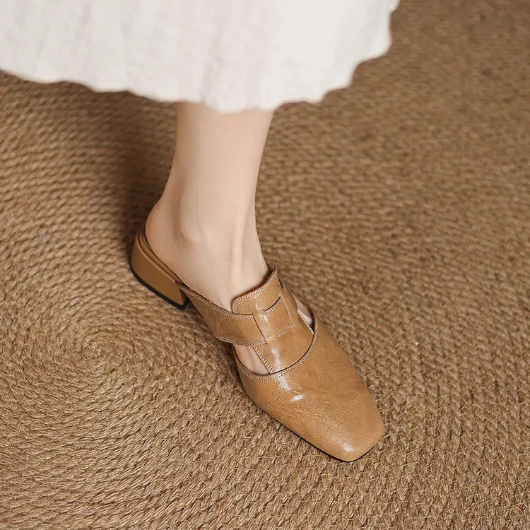 Sorell Leather Mules - Image 3