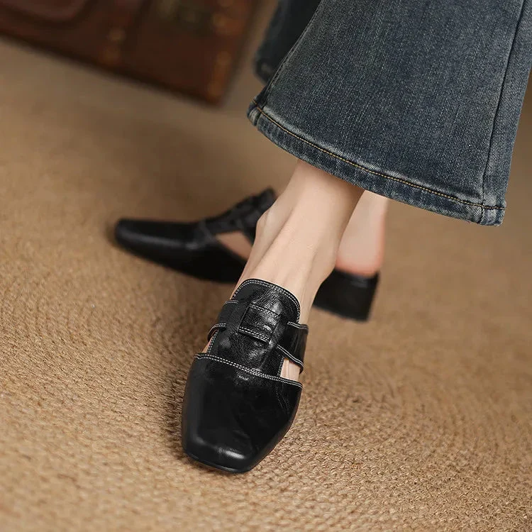 Sorell Leather Mules - Image 4