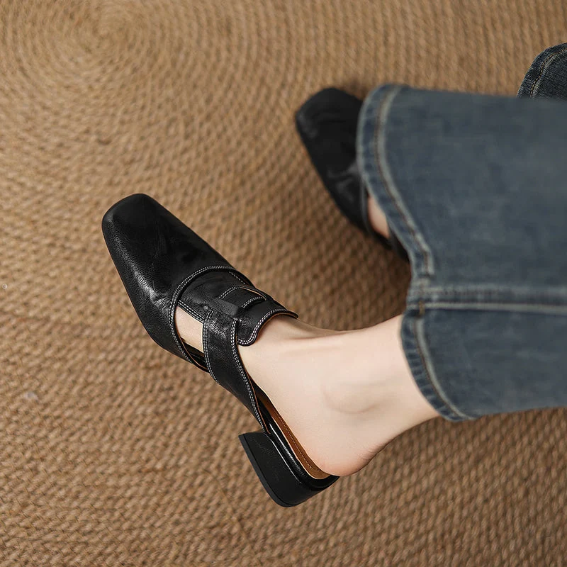 Sorell Leather Mules - Image 7