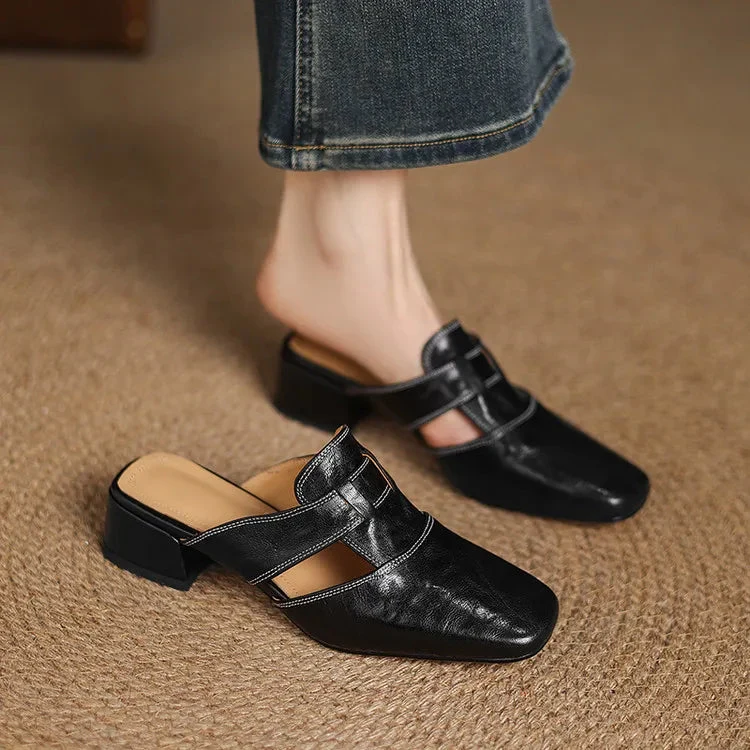 Sorell Leather Mules - Image 8