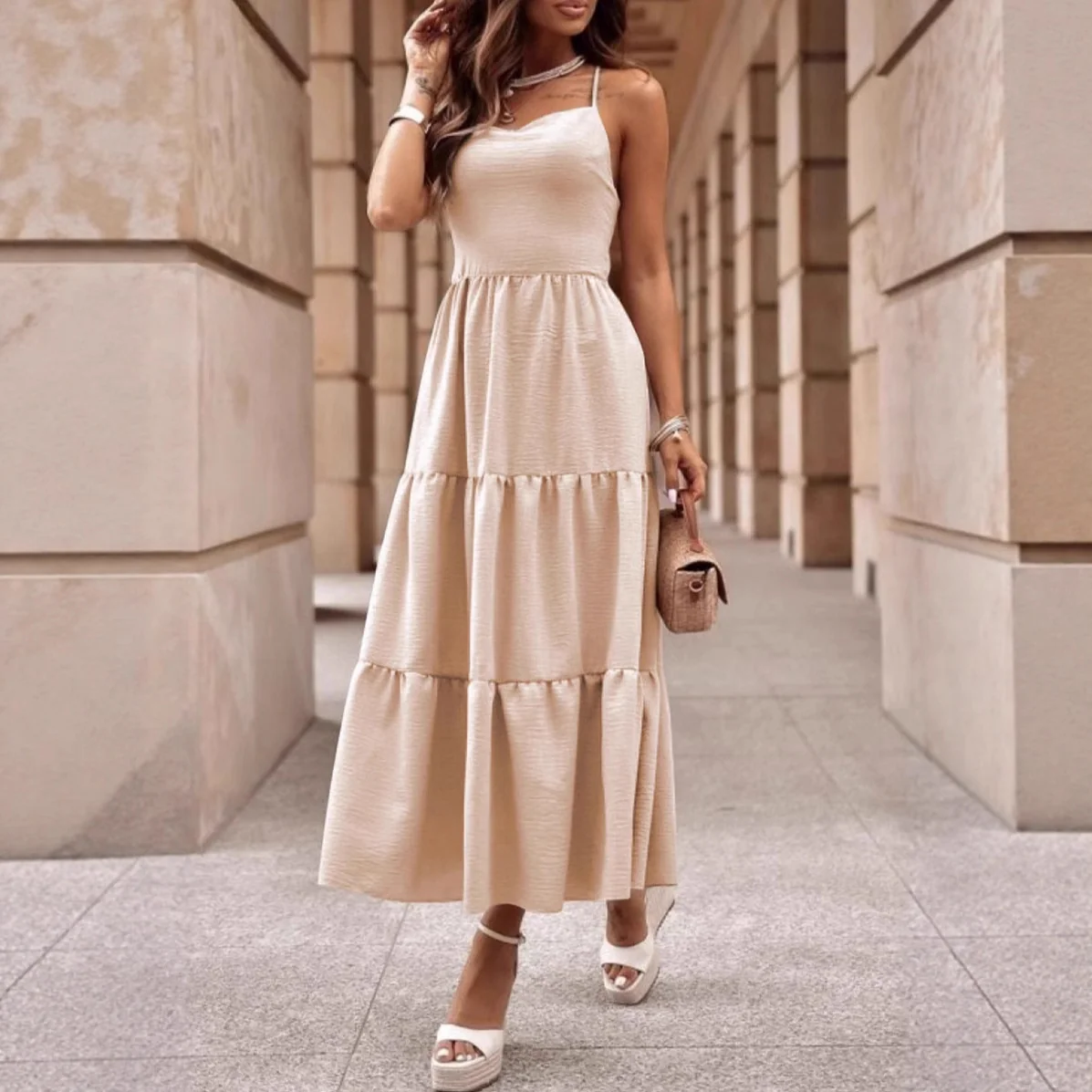 Sorrel Backless Maxi Dress