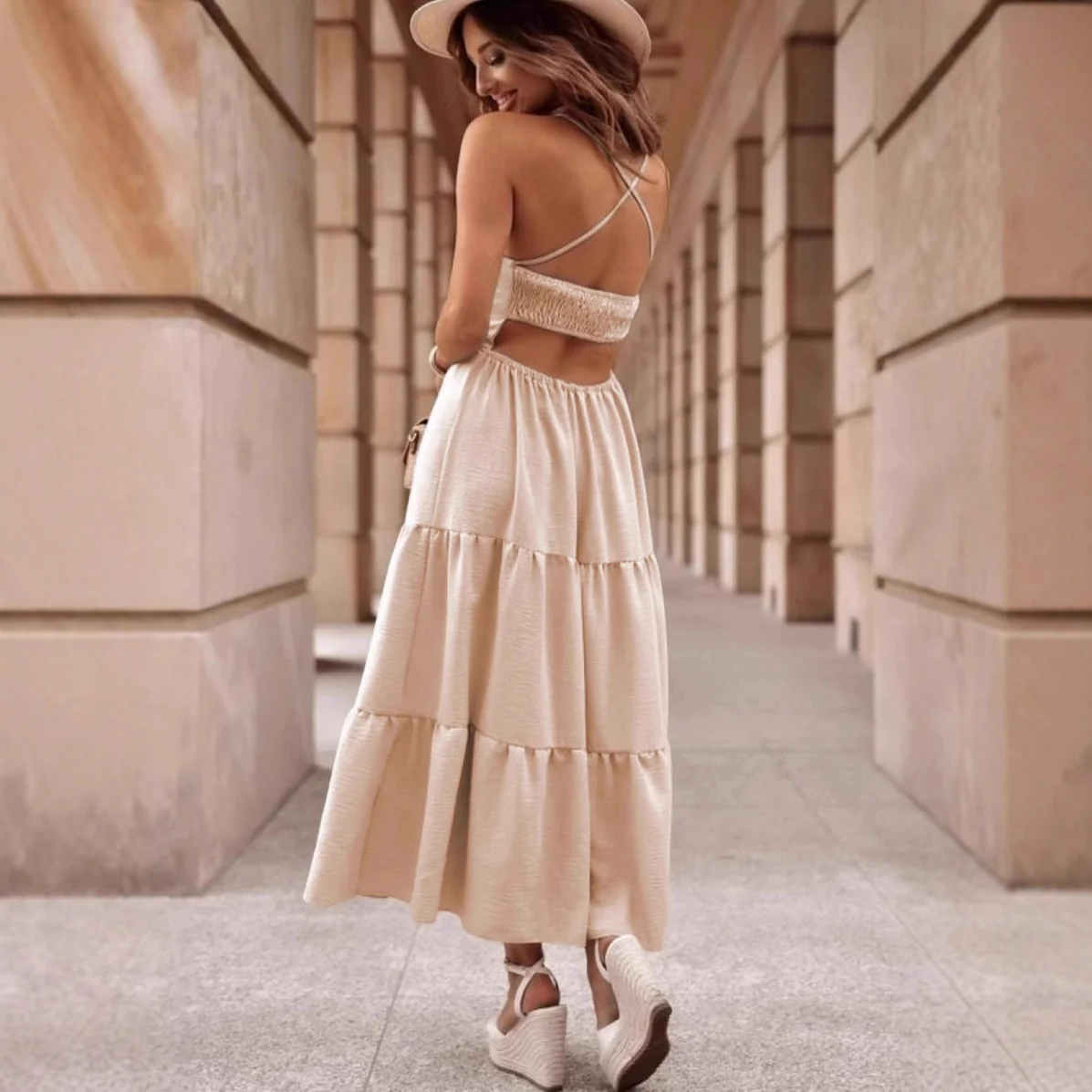 Sorrel Backless Maxi Dress - Image 2