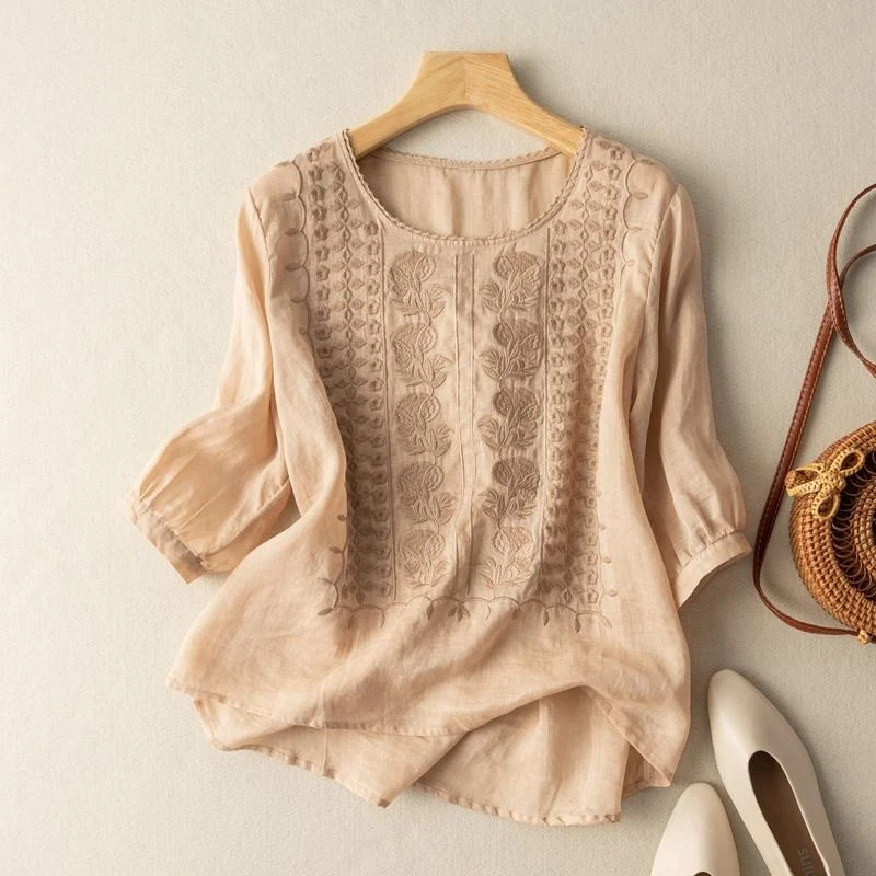 Tenori Linen Top - Image 3