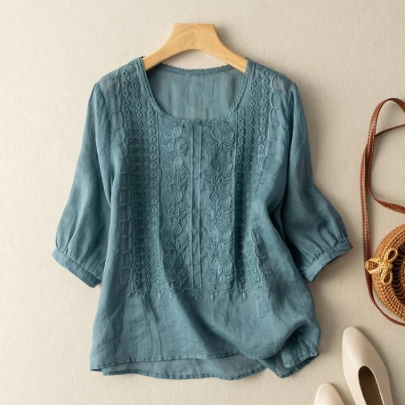 Tenori Linen Top - Image 5