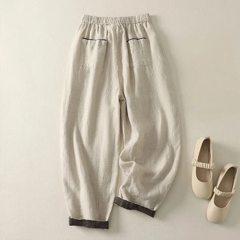 Tessa Contrast-Cuff Trousers - Image 2