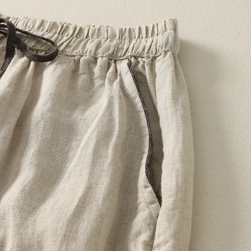 Tessa Contrast-Cuff Trousers - Image 3