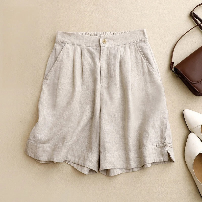 Tessa Easy Linen Shorts - Image 2