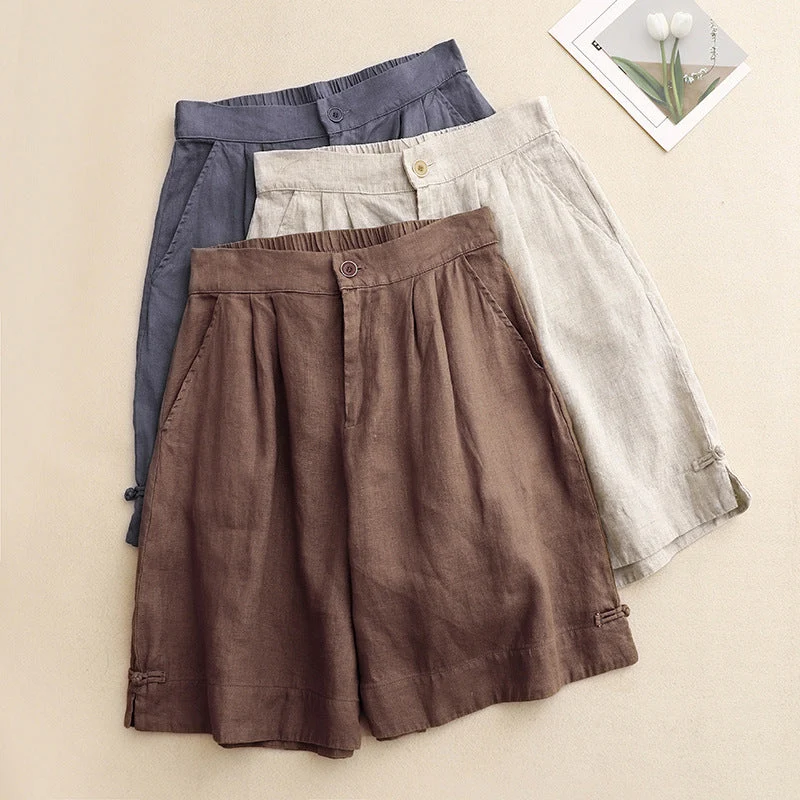 Tessa Easy Linen Shorts - Image 4
