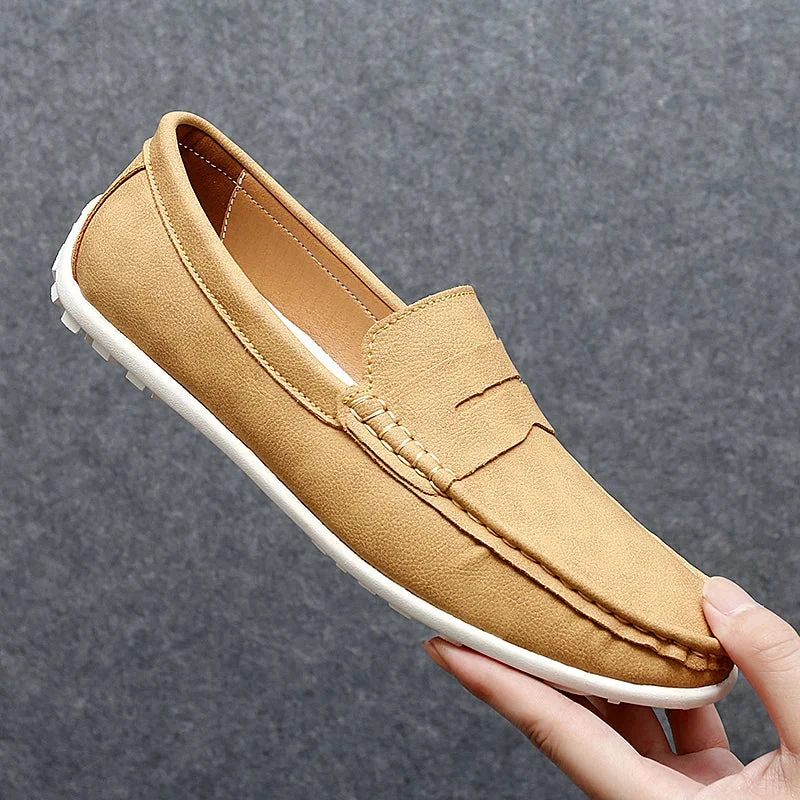 Travor Genuine Leather Loafers - Image 10