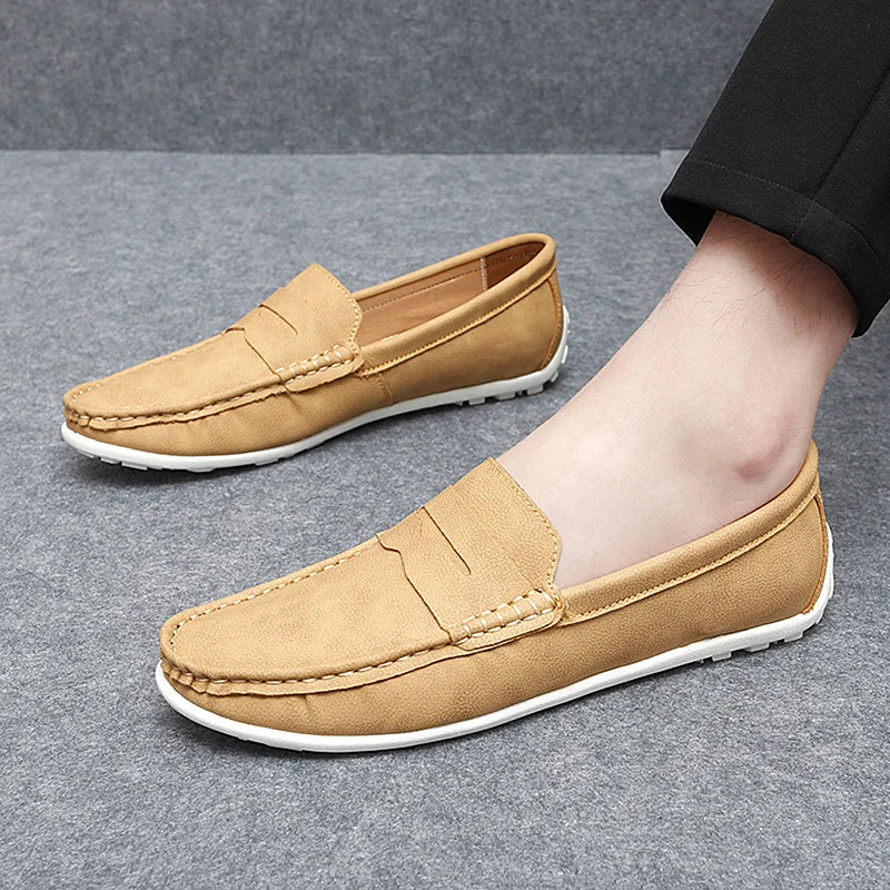 Travor Genuine Leather Loafers - Image 12