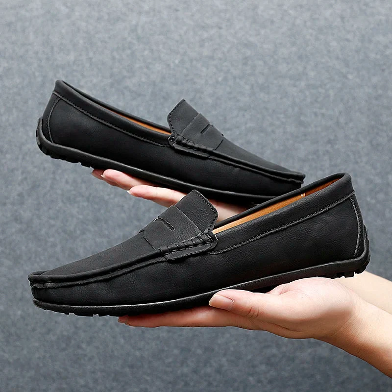 Travor Genuine Leather Loafers - Image 23