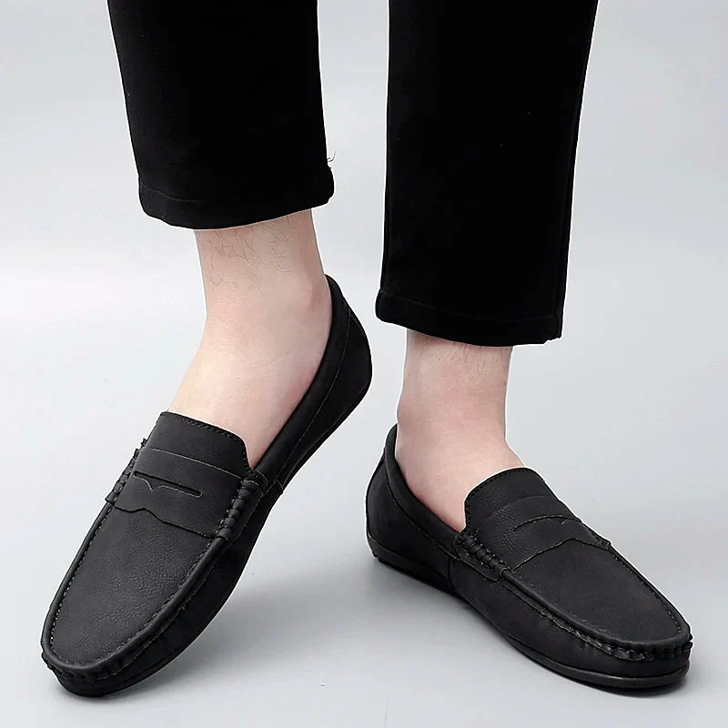 Travor Genuine Leather Loafers - Image 28