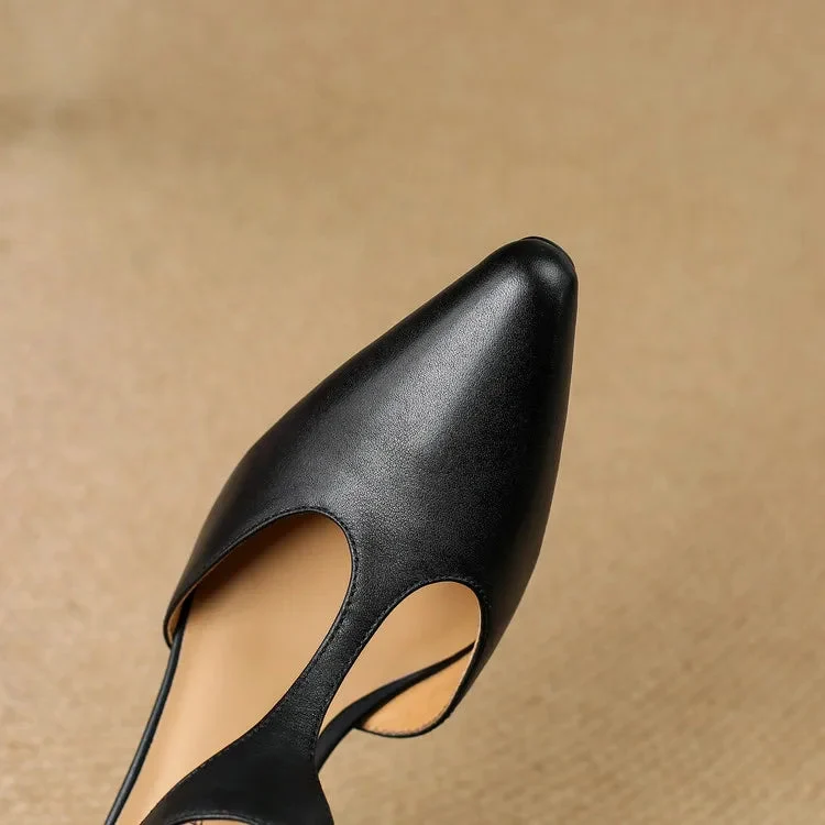 Triana Genuine Leather Heels - Image 10