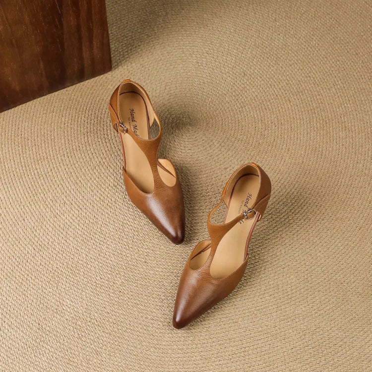 Triana Genuine Leather Heels - Image 3