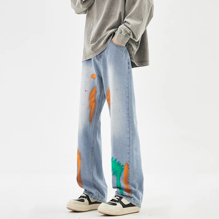 Tyga Spray-Painted Denims - Image 9