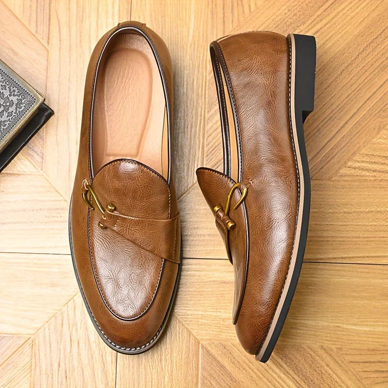 Valerio Leather Loafers - Image 8