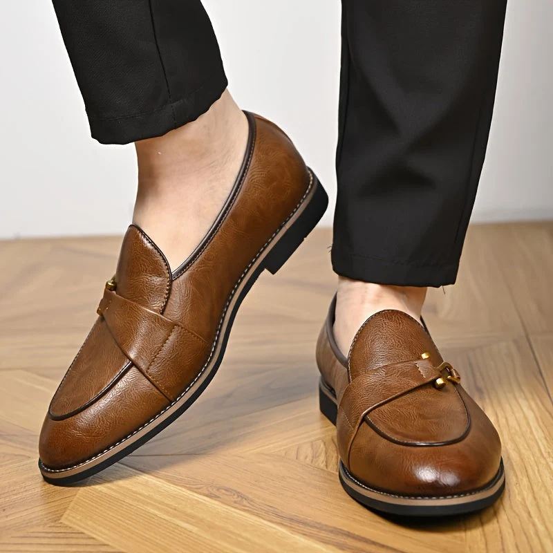Valerio Leather Loafers - Image 9