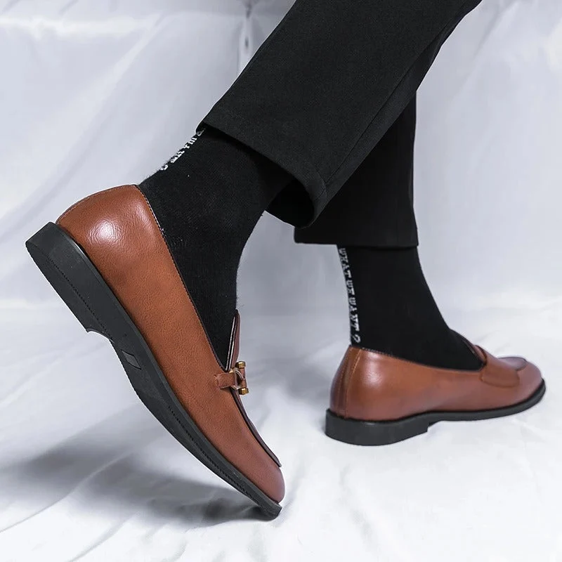 Veneto Genuine Leather Loafers - Image 5