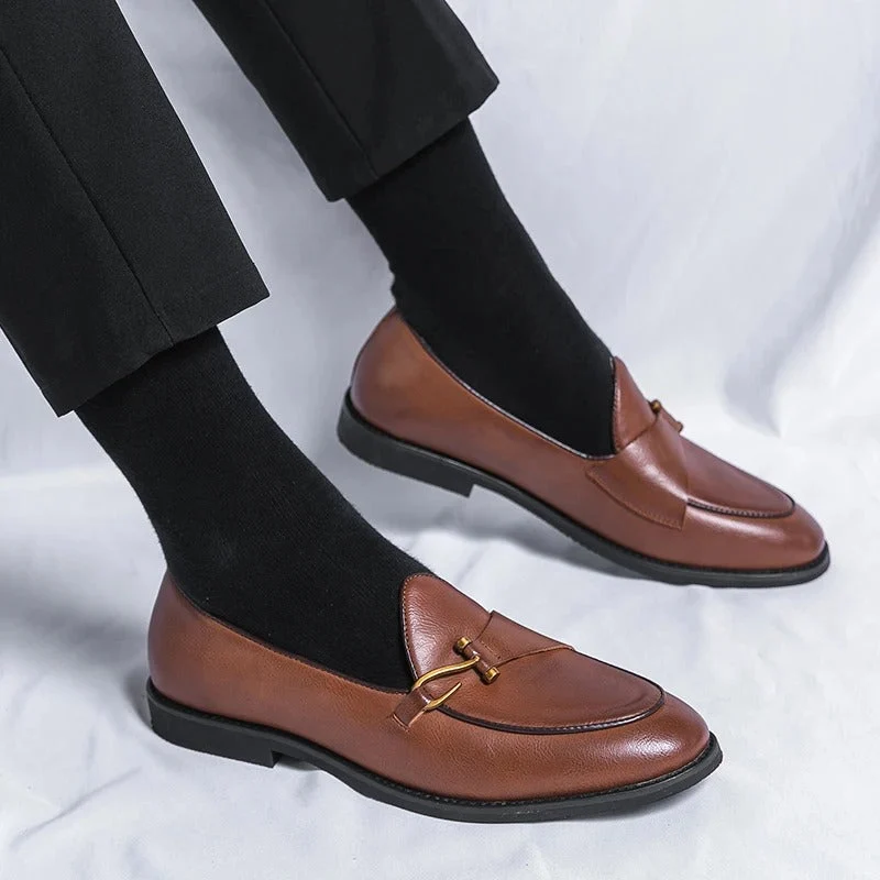 Veneto Genuine Leather Loafers - Image 6