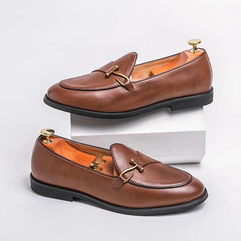 Veneto Genuine Leather Loafers - Image 7