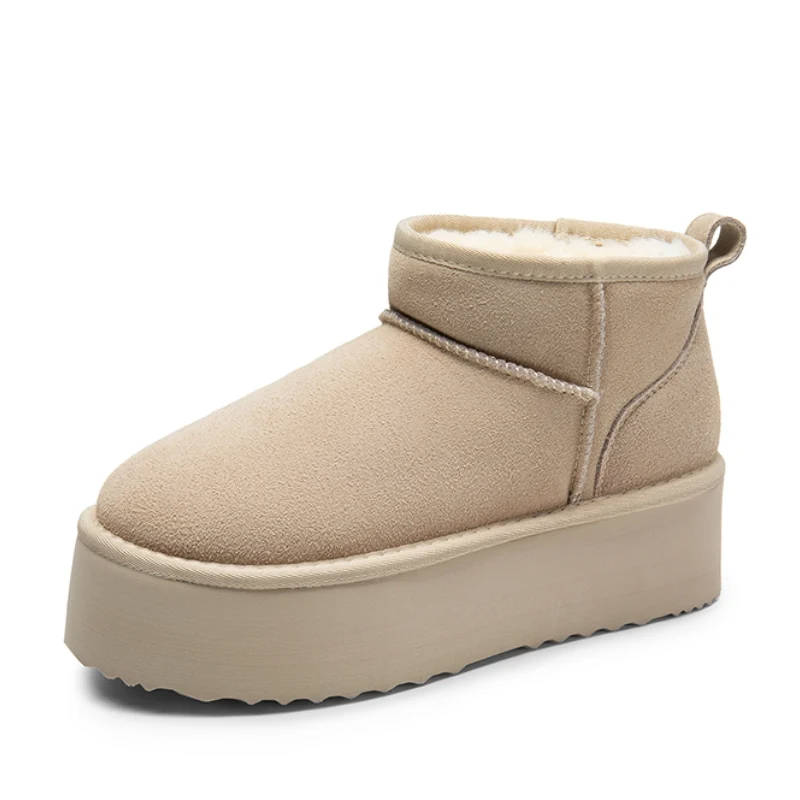 Vera Voss Suede Platform Boots - Image 2