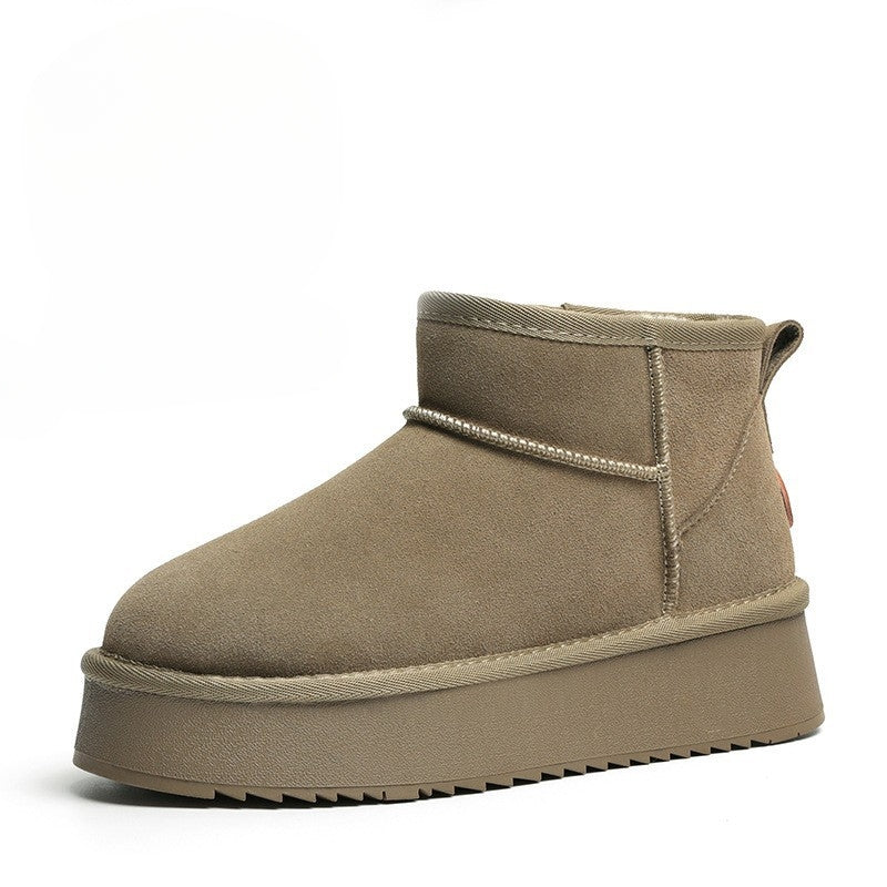 Vera Voss Suede Platform Boots - Image 4