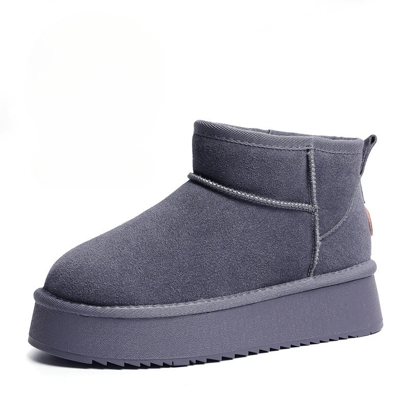 Vera Voss Suede Platform Boots - Image 5