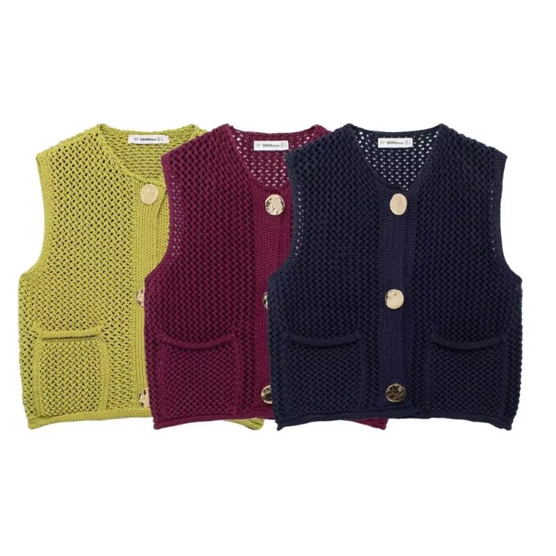 Vess Knitted Vest - Image 10