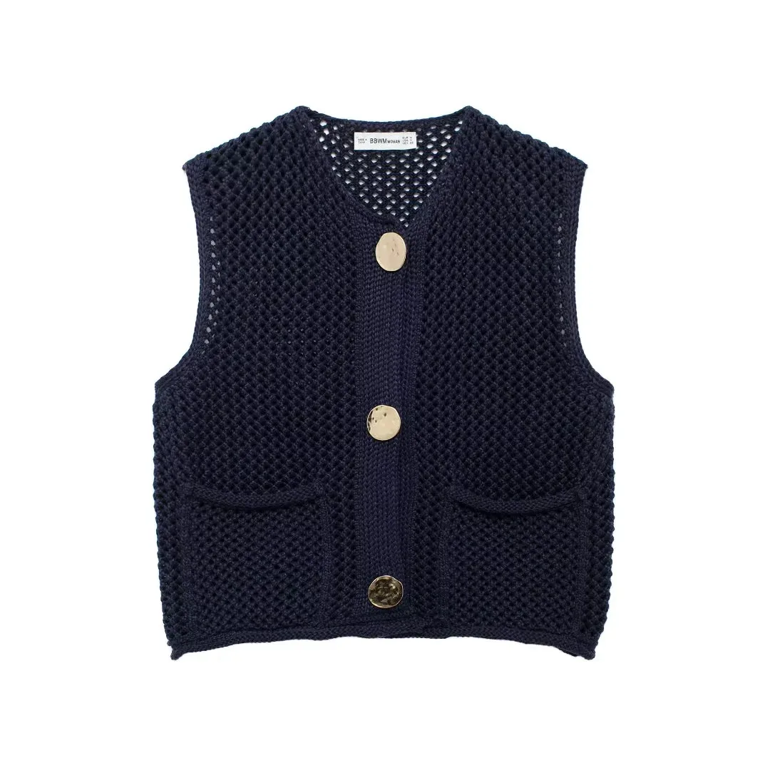 Vess Knitted Vest - Image 3
