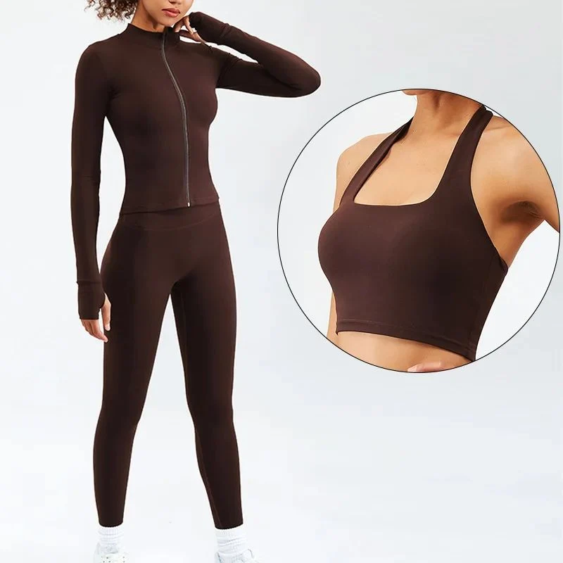 Veyra Three-Piece Yoga Set - Image 4