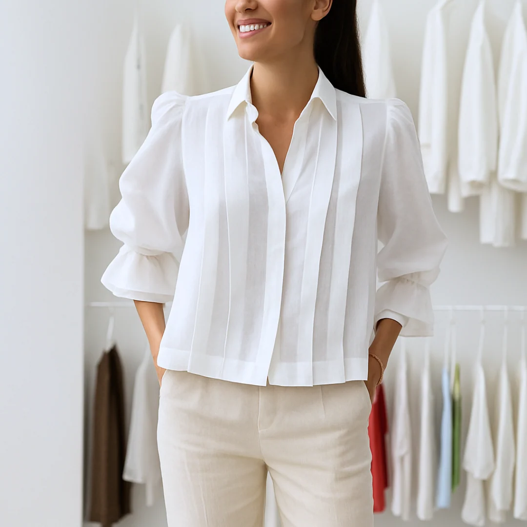 Vienna Pleated Blouse