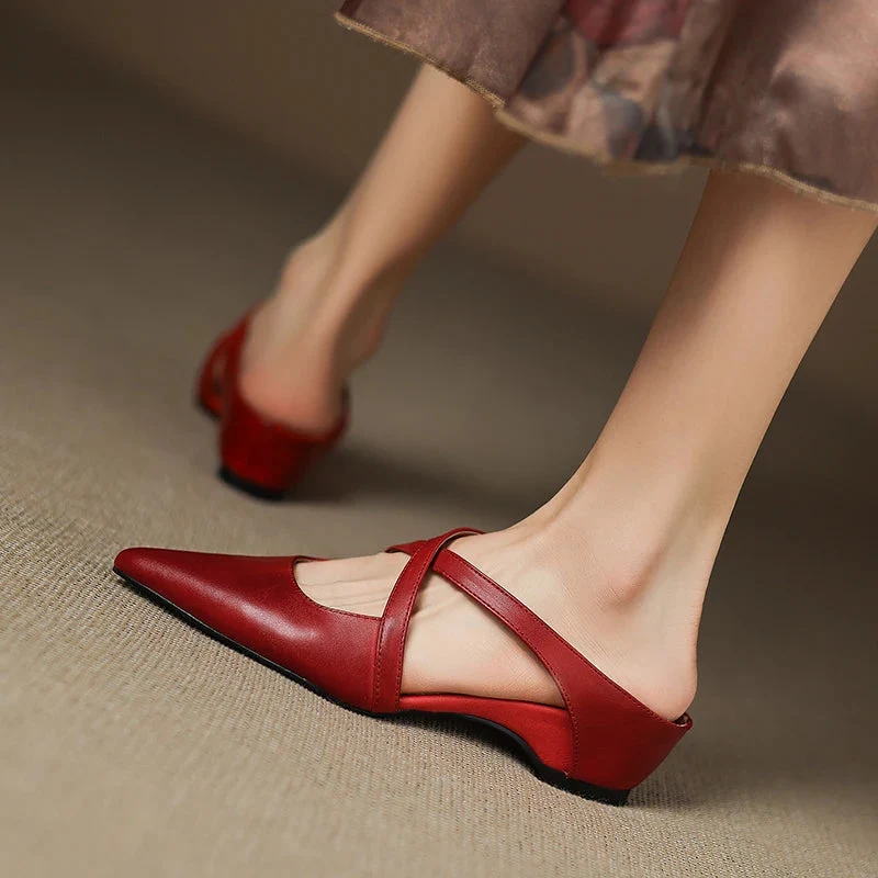Virel Cross-Strap Flat - Image 9