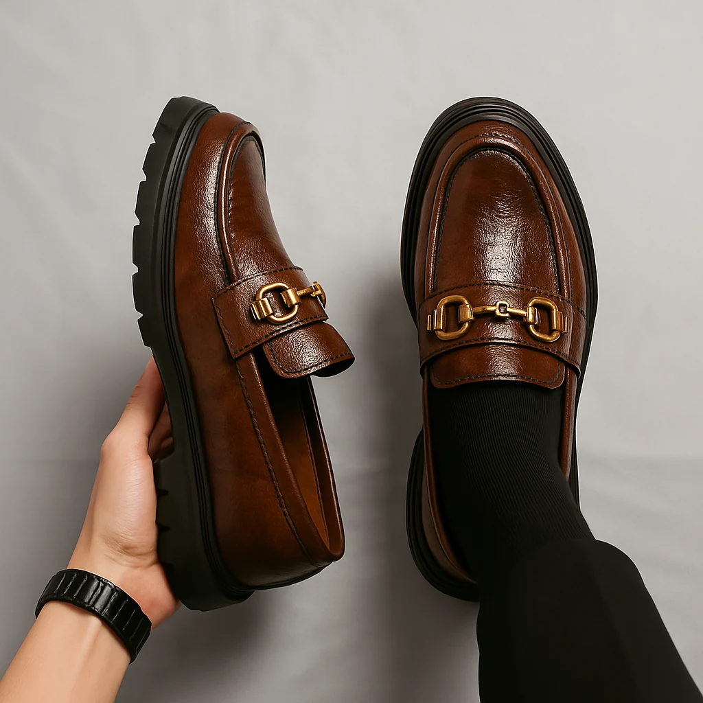 Wilbur Leather Loafers - Image 10